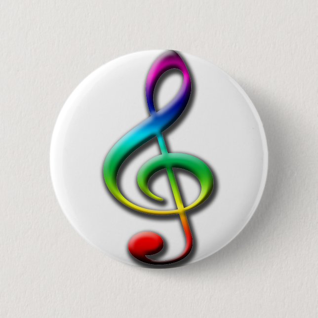 Badge Rond 5 Cm Cadeaux de musique ! (Devant)