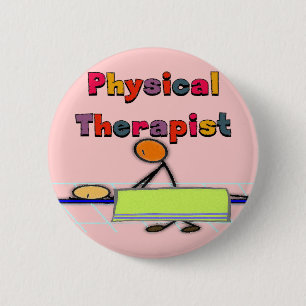 Badge Rond 5 Cm Cadeaux de physiothérapeute