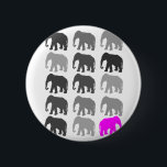 Badge Rond 5 Cm Cadeaux de PopArt d'éléphant<br><div class="desc">T-shirts d'art de bruit d'éléphant,  tasses,  timbres-poste,  cartes,  et plus mignons pour des enfants et des adultes.  Perfectionnez pour n'importe qui qui aime des éléphants.</div>