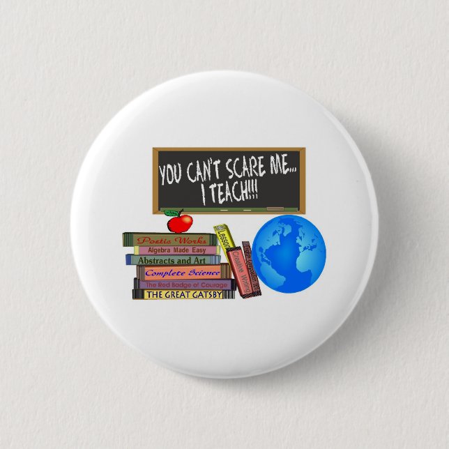 Badge Rond 5 Cm Cadeaux de professeur (Devant)