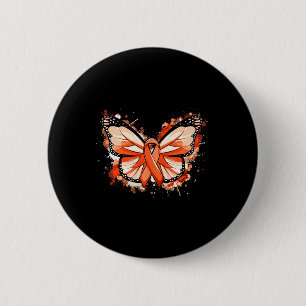 Badge Rond 5 Cm Cadeaux de sensibilisation à la leucémie Orange Ru