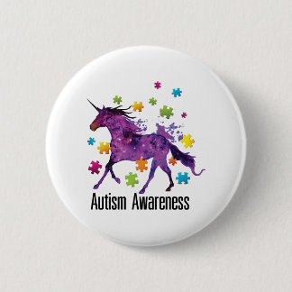 Badge Rond 5 Cm Cadeaux de sensibilisation sur l'autisme de