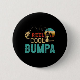 Badge Rond 5 Cm Cadeaux de tige de pêche drôles vintage Cool Bumpa