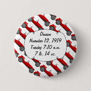 Badge Rond 5 Cm Cadeaux de voiture classique pour garçon Chambre V