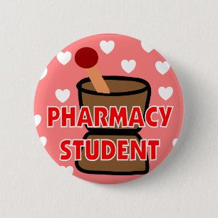 Badge Rond 5 Cm Cadeaux "d'ÉTUDIANT de PHARMACIE"