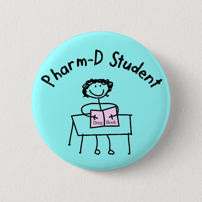 Badge Rond 5 Cm Cadeaux d'étudiant de pharmacie de PharmD (Devant)