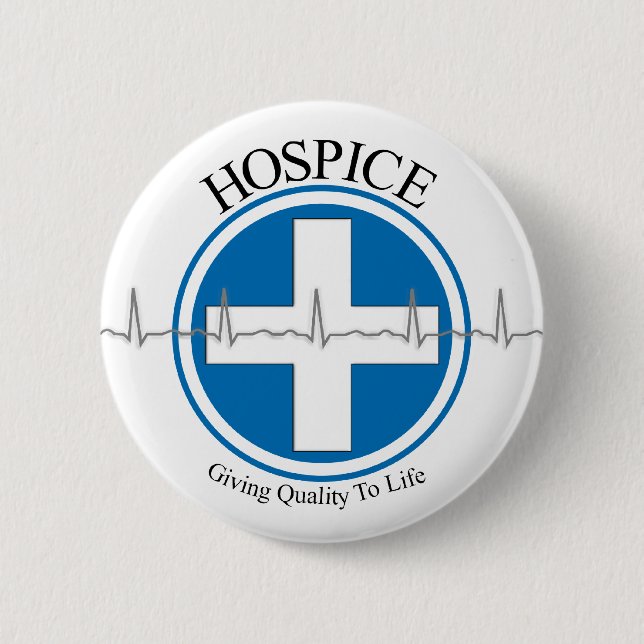 Badge Rond 5 Cm Cadeaux d'hospice (Devant)