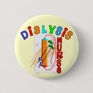 Badge Rond 5 Cm Cadeaux d'infirmière de dialyse