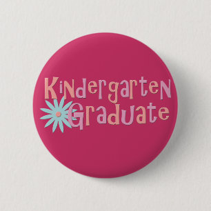 Badge Rond 5 Cm Cadeaux d'obtention du diplôme du jardin d'enfant