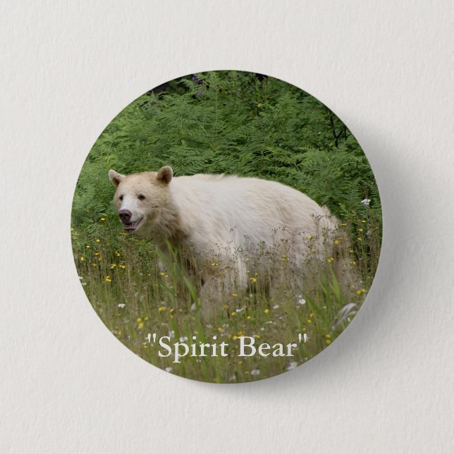 Badge Rond 5 Cm Cadeaux d'ours d'esprit (Devant)