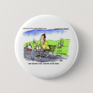Badge Rond 5 Cm Cadeaux Drôles de Moutons T-Shirts & Collections