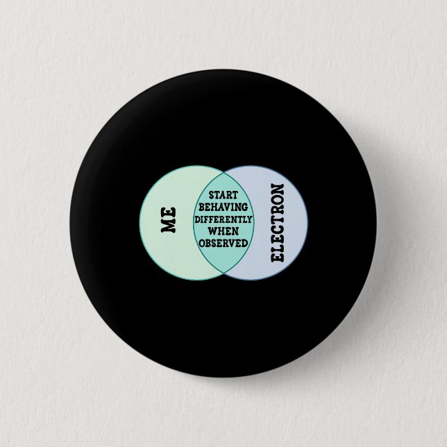 Badge Rond 5 Cm Cadeaux drôles de professeur de sciences et d'enfa (Devant)