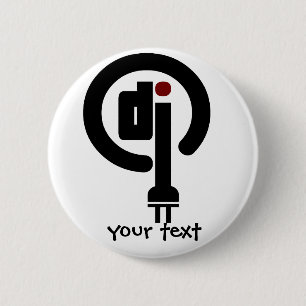 Badge Rond 5 Cm Cadeaux du DJ