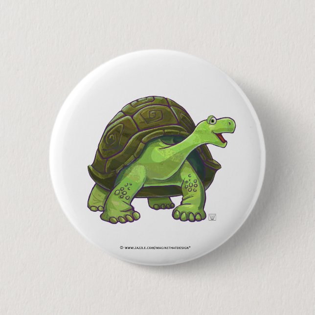 Badge Rond 5 Cm Cadeaux et accessoires de tortue (Devant)