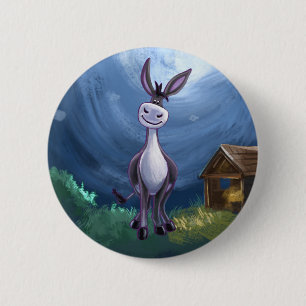 Badge Rond 5 Cm Cadeaux et accessoires Donkey