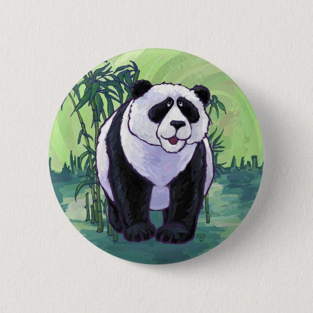 Badge Rond 5 Cm Cadeaux et accessoires pour ours Panda (Devant)