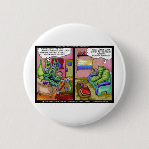 Badge Rond 5 Cm Cadeaux et T-shirts drôles de papillon Time 2 Coco