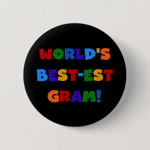Badge Rond 5 Cm Cadeaux lumineux de couleurs de gramme du