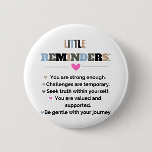 Badge Rond 5 Cm Cadeaux Motivationnels Inspirants Petits Rappels