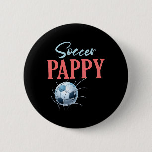 Badge Rond 5 Cm Cadeaux Pappy De Football Pour Fête des pères Fans
