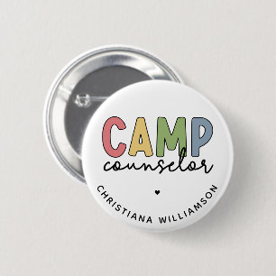 Badge Rond 5 Cm Cadeaux personnalisés de conseillers de camp