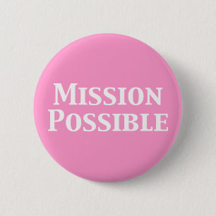 Badge Rond 5 Cm Cadeaux possibles de mission