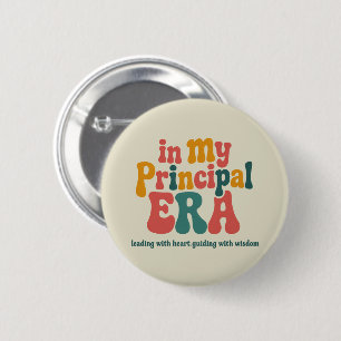 Badge Rond 5 Cm Cadeaux principaux à la rentrée de mon ère princip