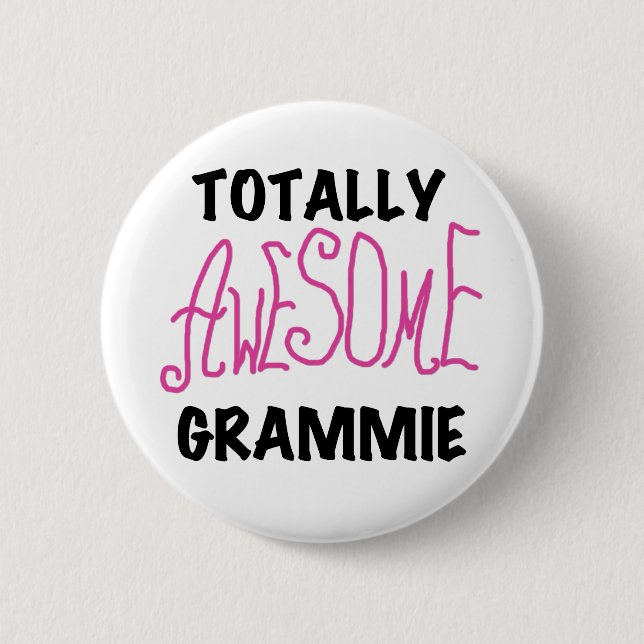 Badge Rond 5 Cm Cadeaux roses totalement impressionnants de (Devant)