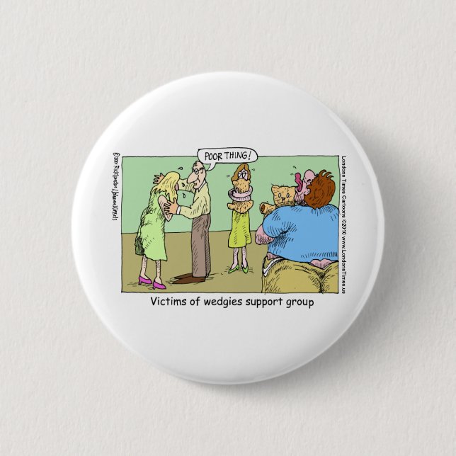 Badge Rond 5 Cm Cadeaux T-Shirts et Mugs Drôles Groupe de Soutien  (Devant)