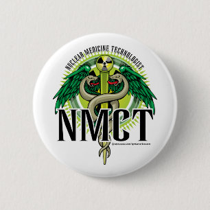 Badge Rond 5 Cm Caducée de NMCT