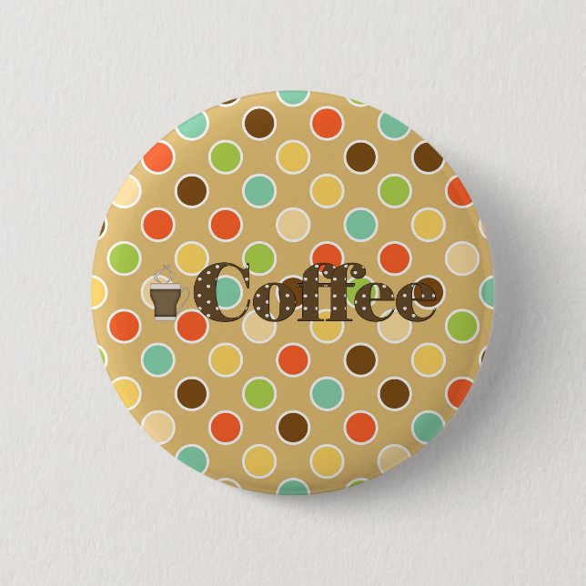 Badge Rond 5 Cm Café (Devant)