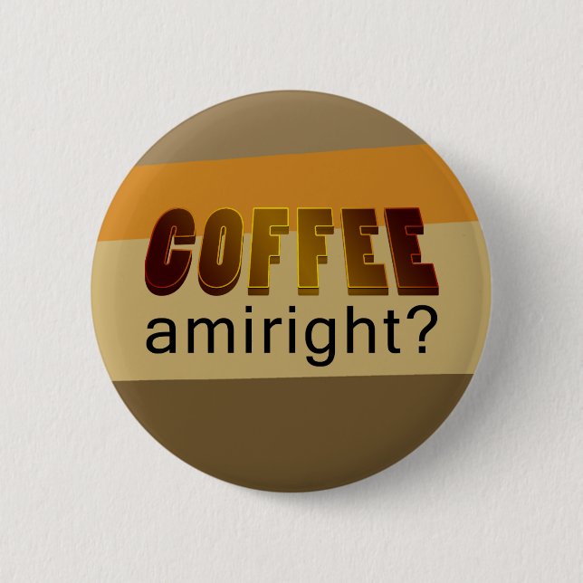 Badge Rond 5 Cm Café Amiright ? (Devant)