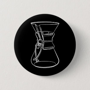 Badge Rond 5 Cm Café de Chemex