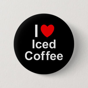 Badge Rond 5 Cm Café glacé