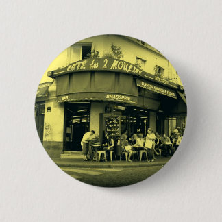 Badge Rond 5 Cm Café Le Deux Moulain