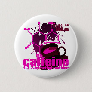 Badge Rond 5 Cm Caféine