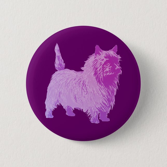 Badge Rond 5 Cm Cairn Terrier (Devant)