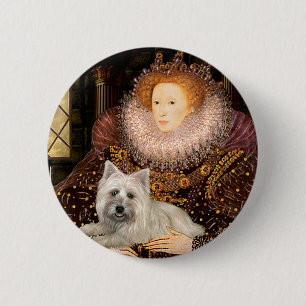 Badge Rond 5 Cm Cairn Terrier 4 - Reine