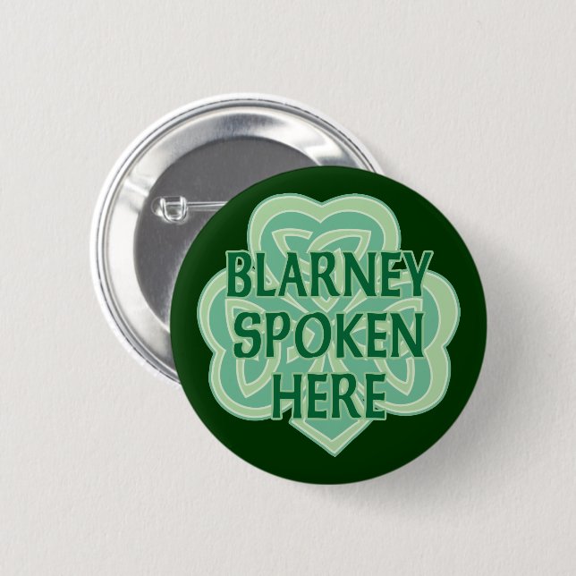 Badge Rond 5 Cm Cajolerie parlée ici (Devant & derrière)