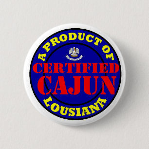 BADGE ROND 5 CM CAJUN CERTIFIÉ