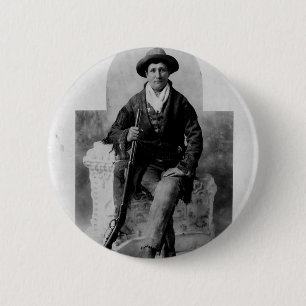 Badge Rond 5 Cm Calamité Jane Portrait