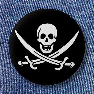 Badge Rond 5 Cm Calico Jack