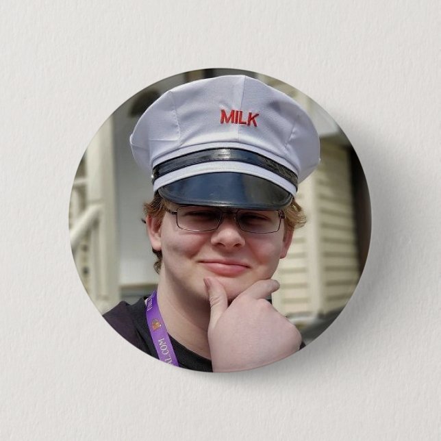Badge Rond 5 Cm CallMeCarson Milkman Pin (Devant)