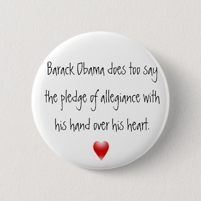 Badge Rond 5 Cm Calomnie : Remettez le coeur (Devant)