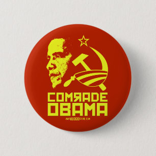 Badge Rond 5 Cm Camarade Obama