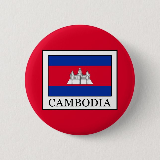 Badge Rond 5 Cm Cambodge (Devant)