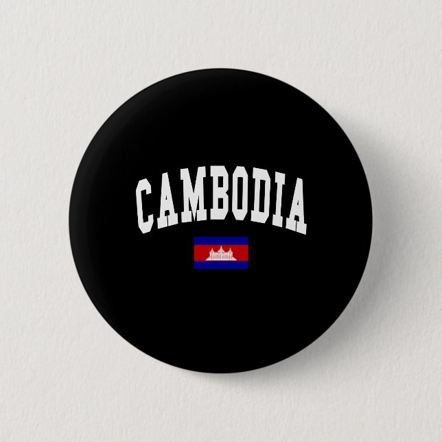 BADGE ROND 5 CM CAMBODGE (Devant)