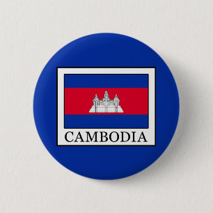 Badge Rond 5 Cm Cambodge