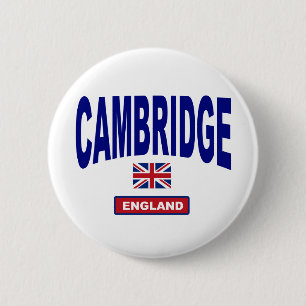 Badge Rond 5 Cm Cambridge Angleterre