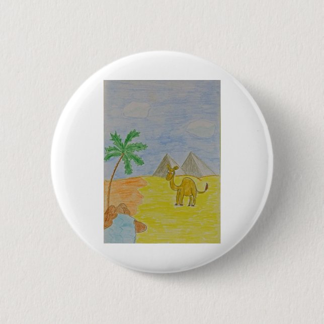 Badge Rond 5 Cm Camel6 (Devant)